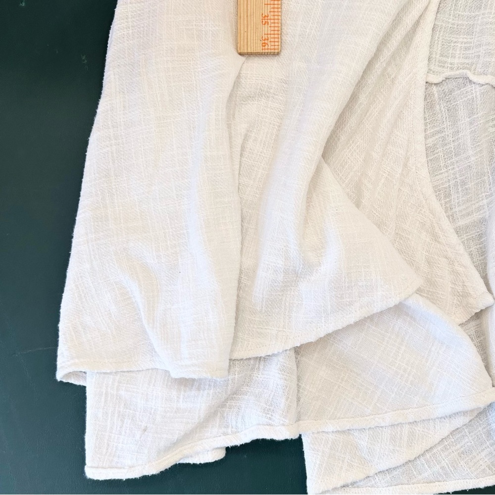 Free People White Sleeveless Button-Front Maxi Tunic Dress - Picture 13 of 16